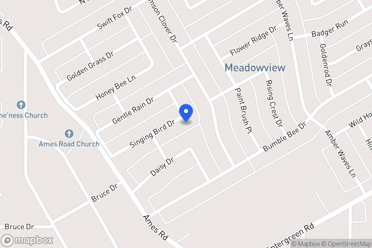 Map of 1408 Singing Bird Dr