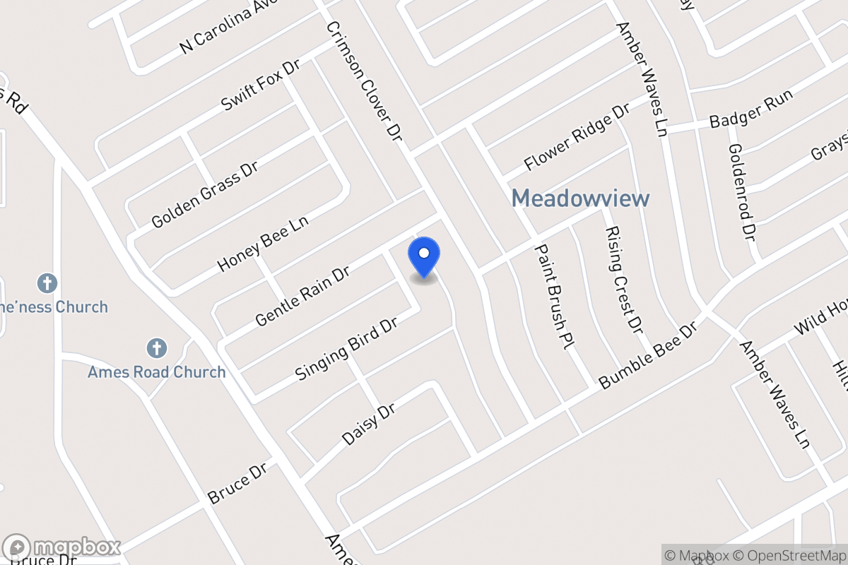 Map of 3020 Picket Fence Dr
