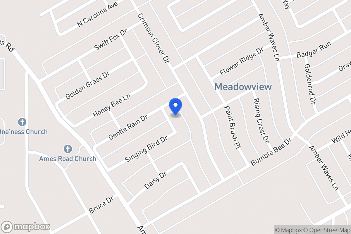 Map of 3024 Picket Fence Dr