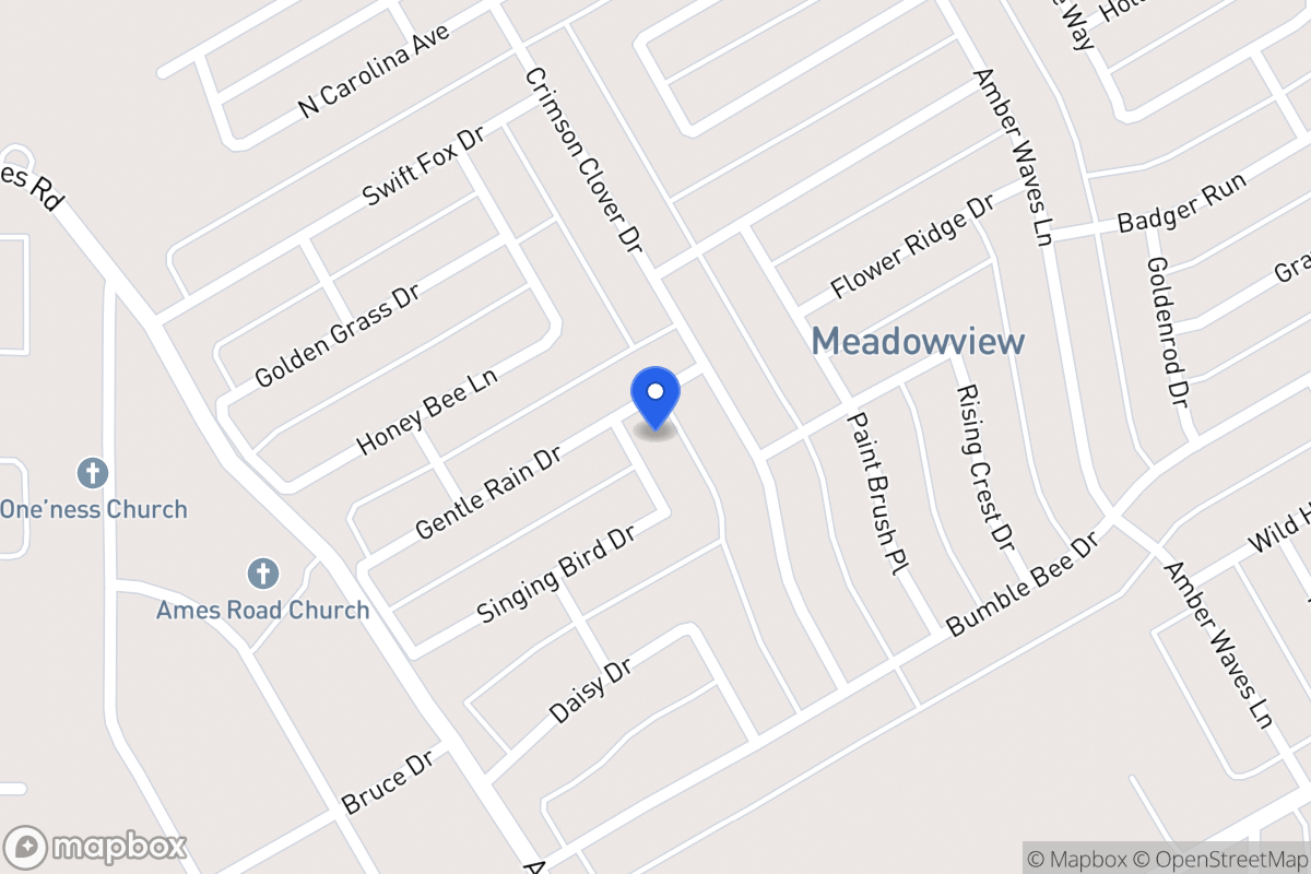 Map of 3028 Picket Fence Dr
