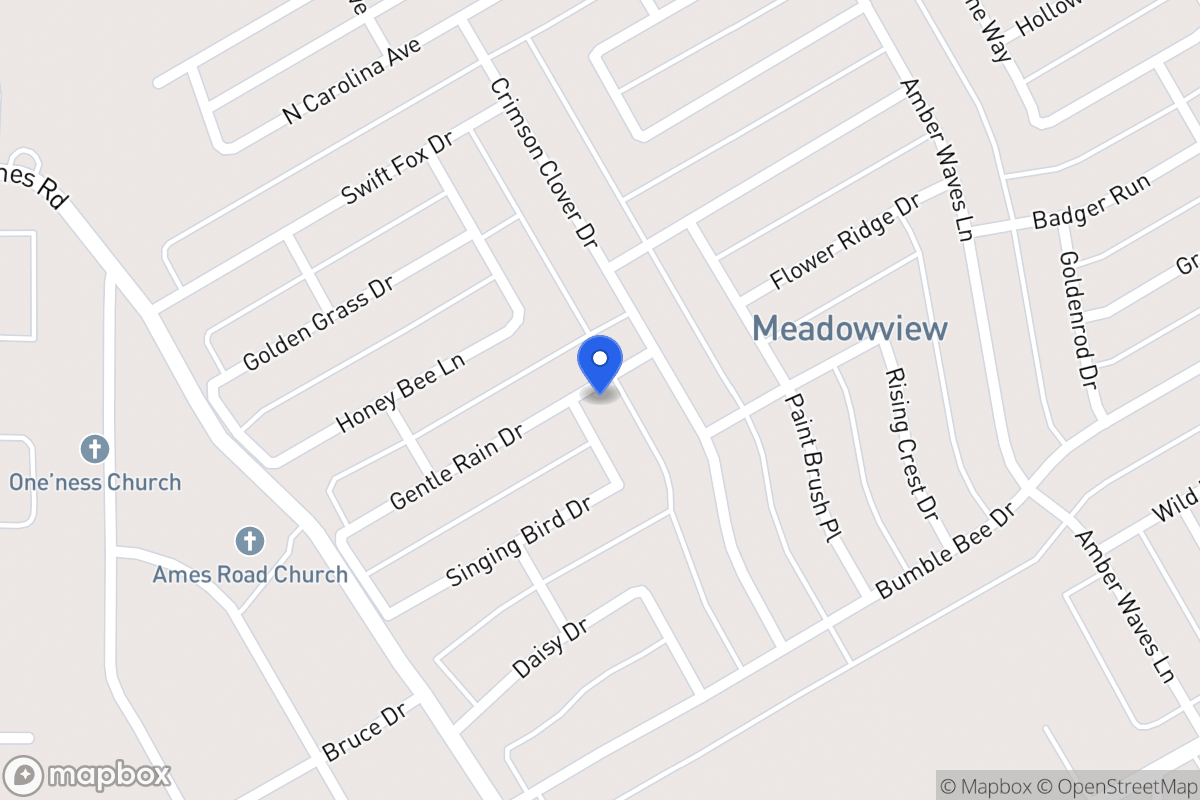 Map of 3032 Picket Fence Dr