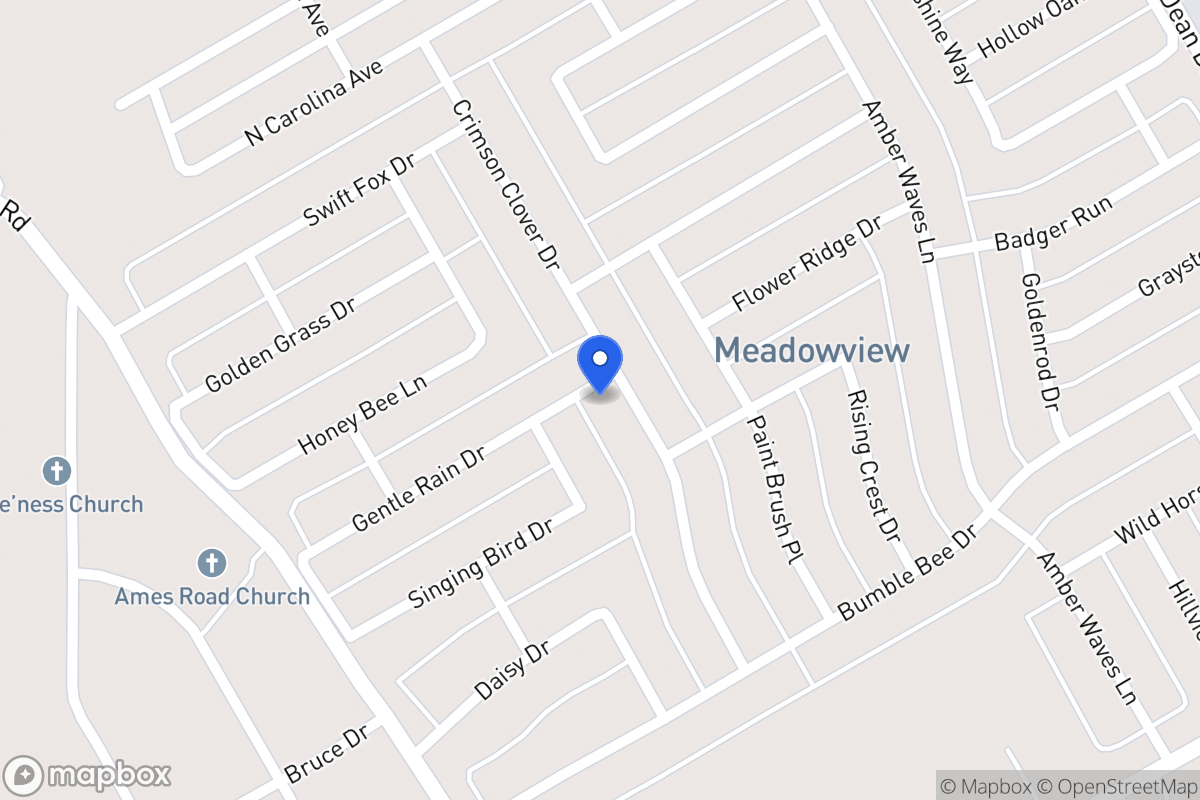 Map of 3031 Crimson Clover Dr