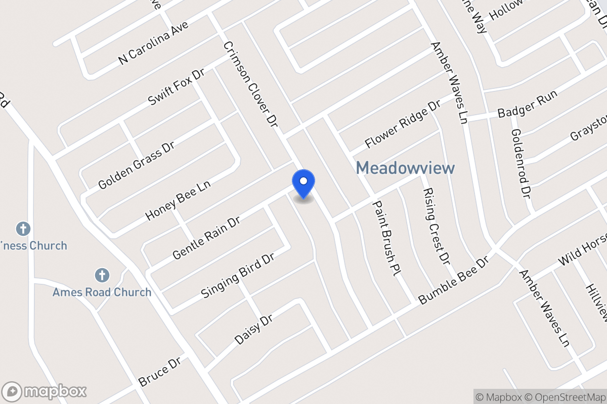 Map of 3027 Crimson Clover Dr
