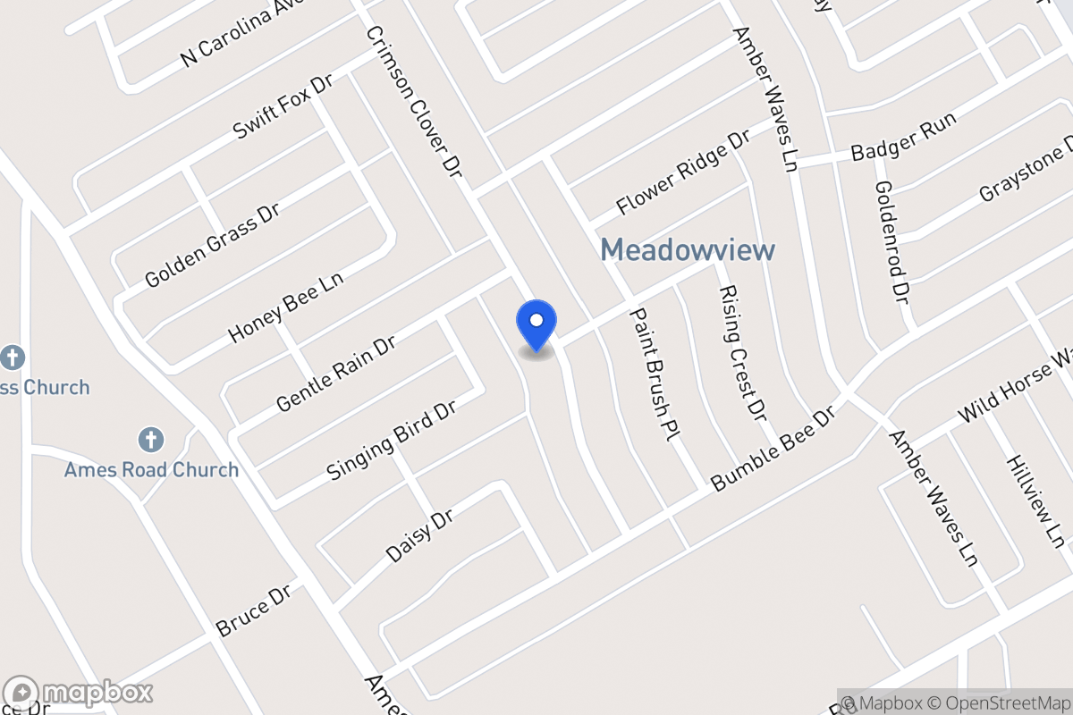 Map of 3015 Crimson Clover Dr