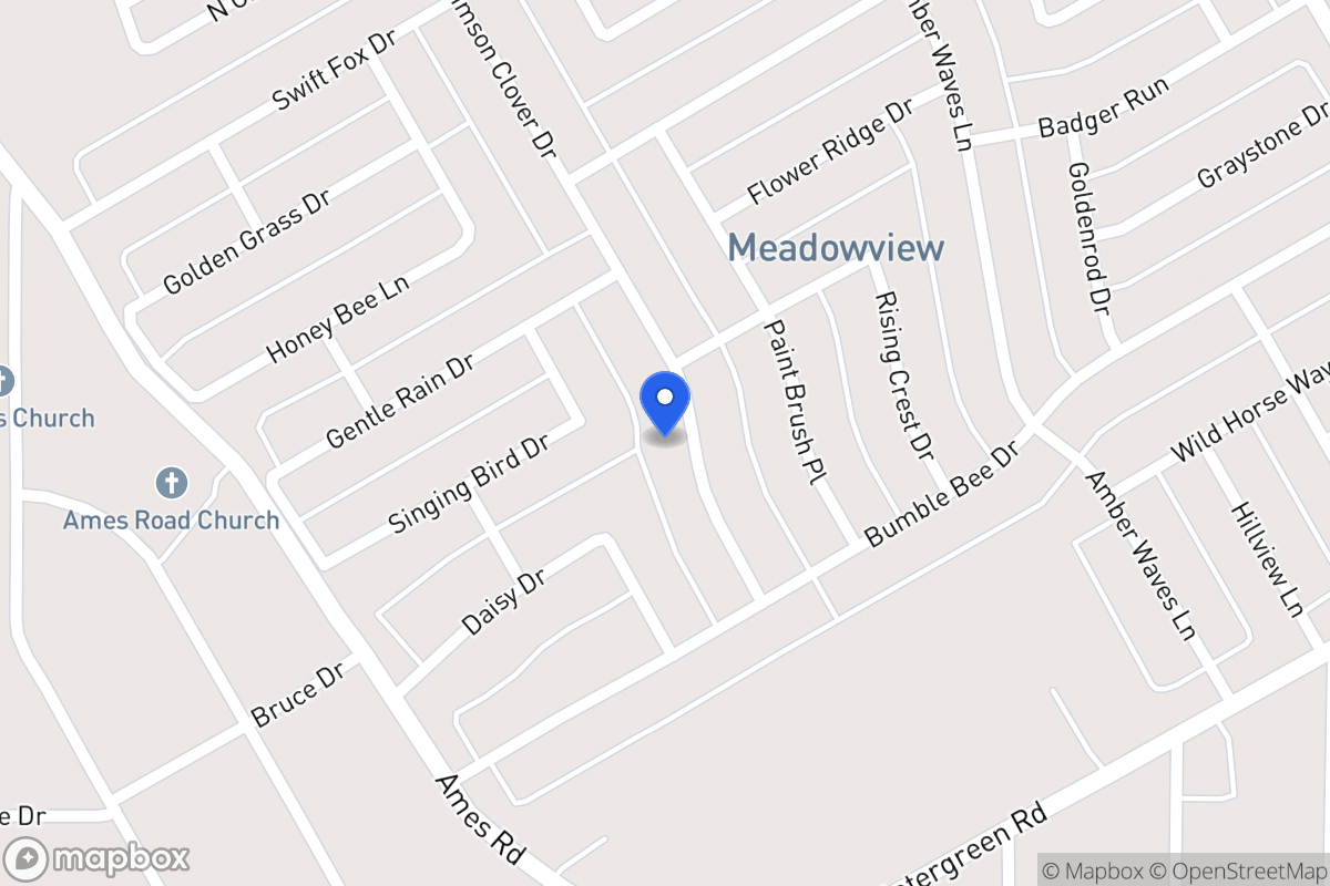 Map of 3003 Crimson Clover Dr