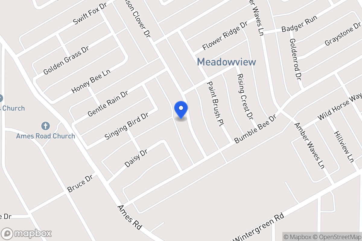 Map of 2931 Crimson Clover Dr