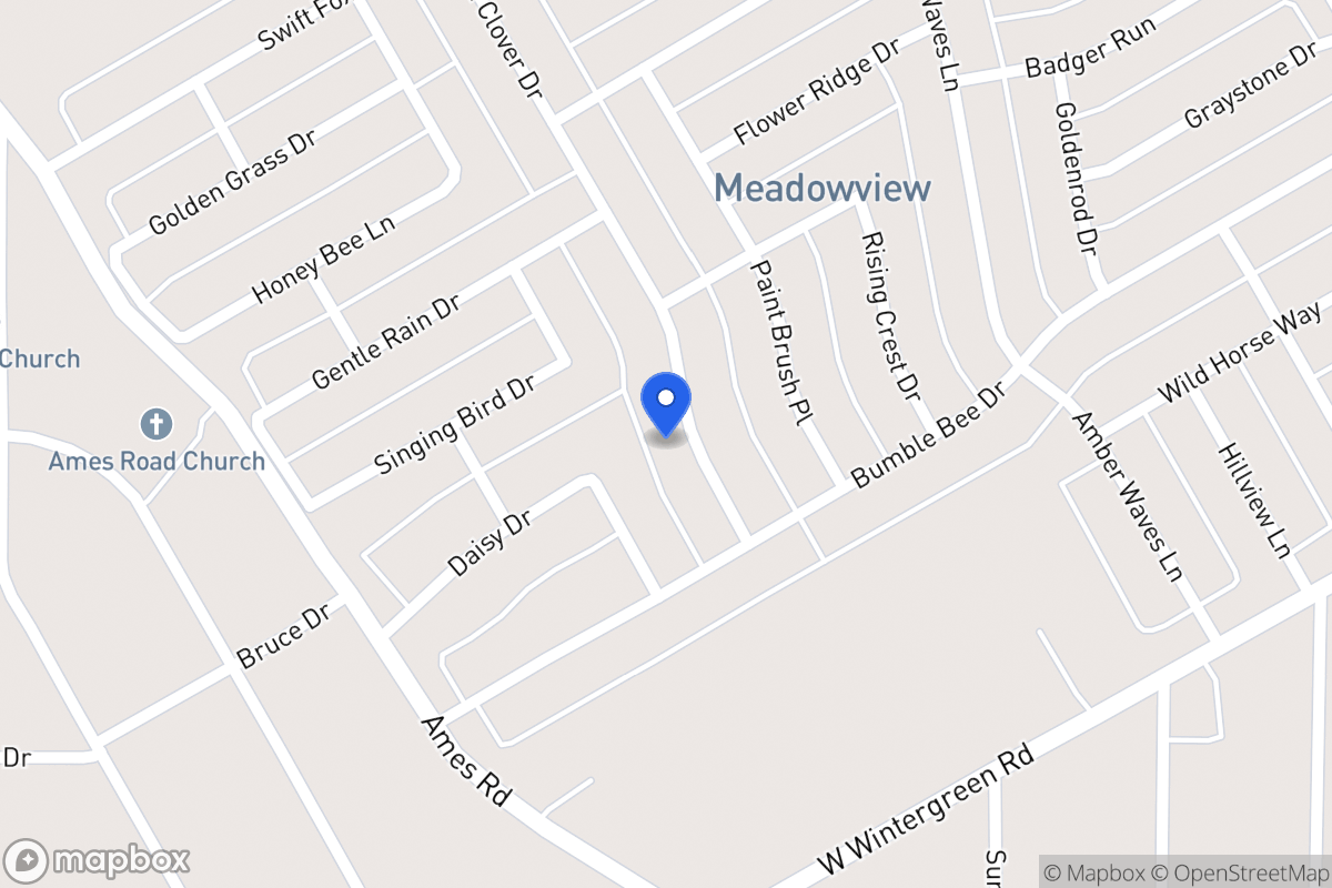 Map of 2923 Crimson Clover Dr
