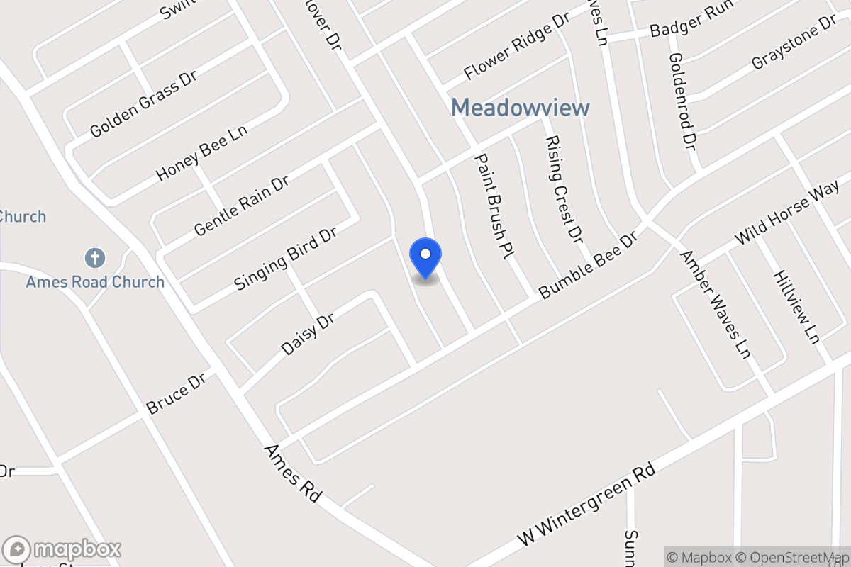 Map of 2919 Crimson Clover Dr