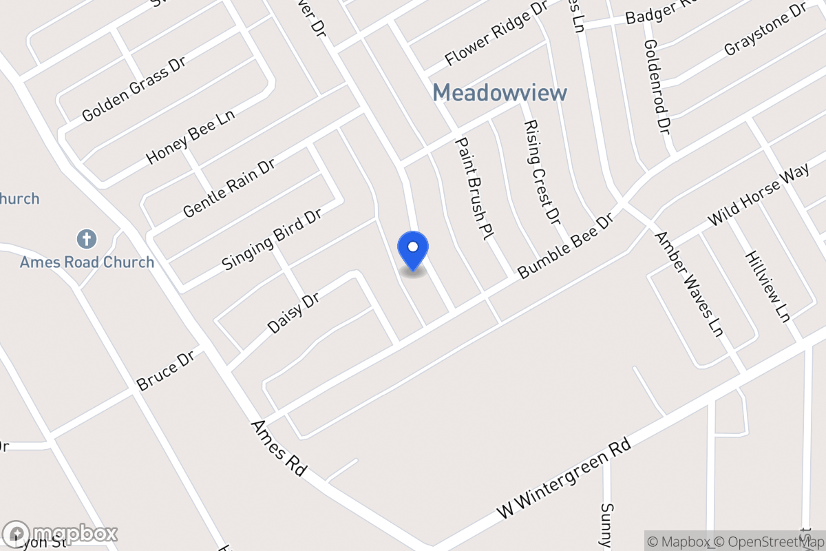 Map of 2915 Crimson Clover Dr