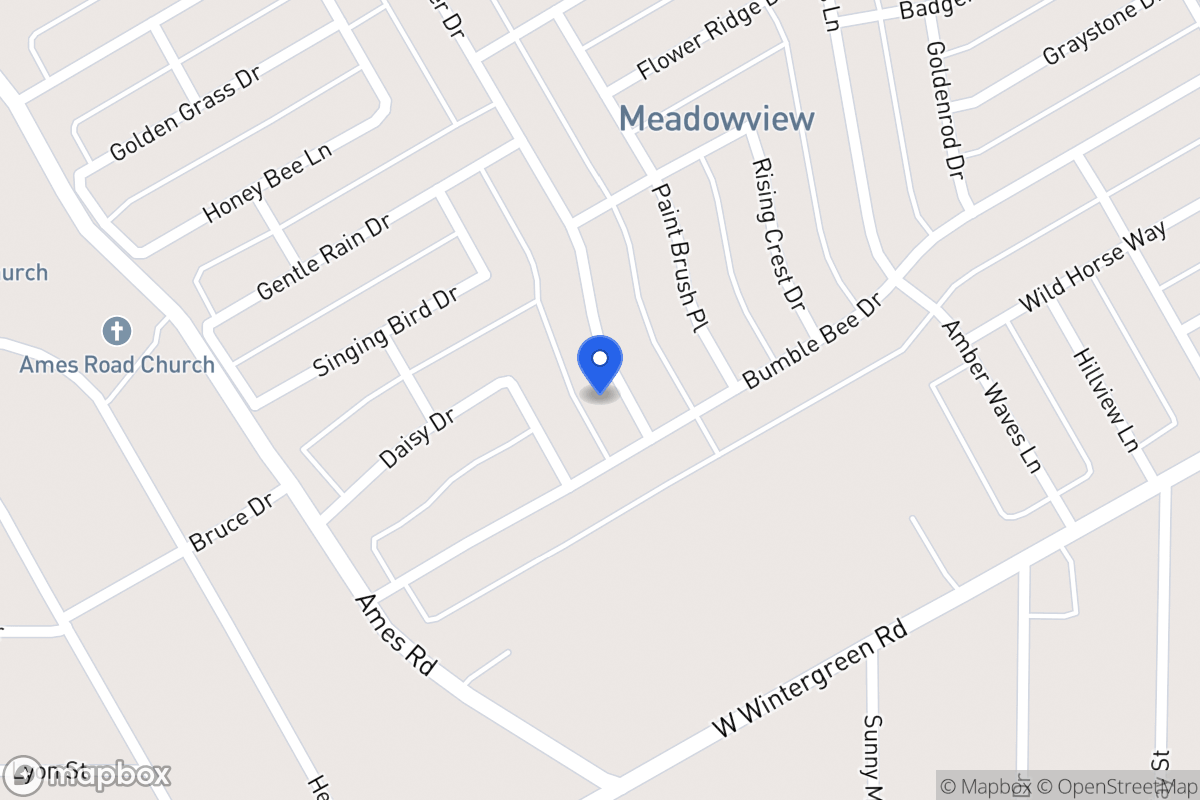 Map of 2911 Crimson Clover Dr