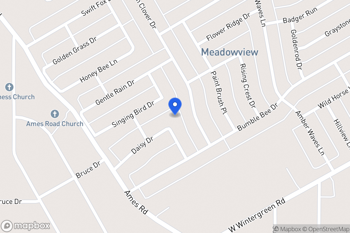 Map of 2928 Cottage Ln