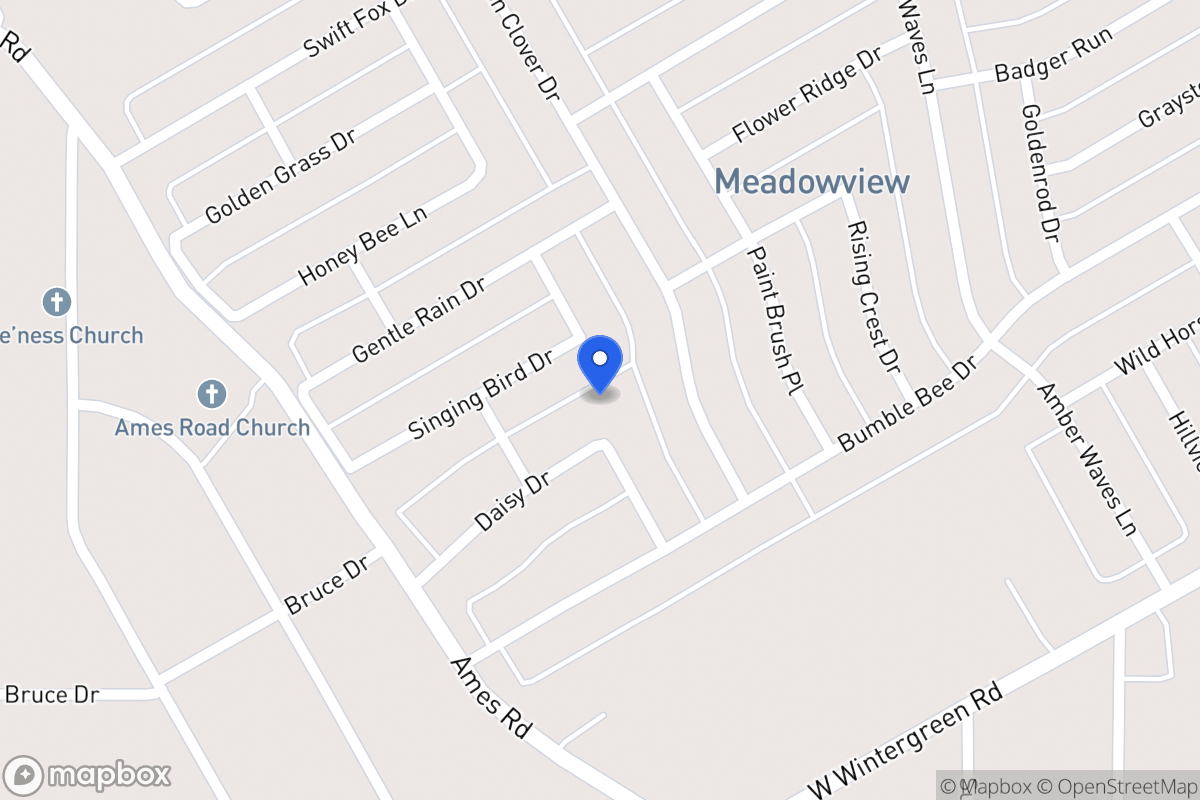 Map of 1401 Daisy Dr