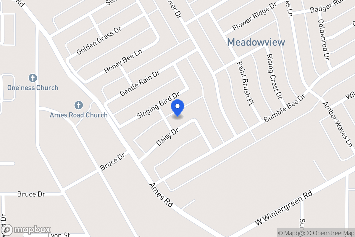Map of 1411 Daisy Dr