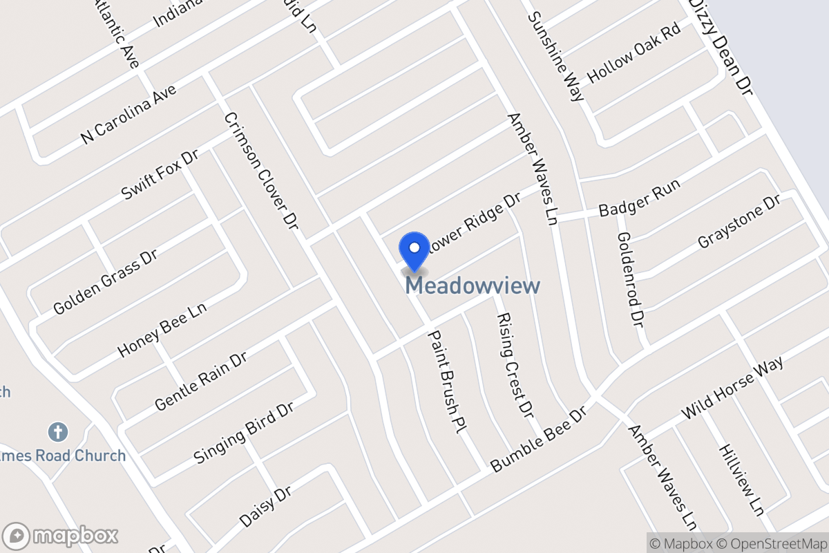 Map of 1252 Flower Ridge Dr