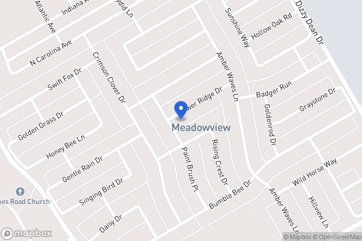 Map of 1248 Flower Ridge Dr