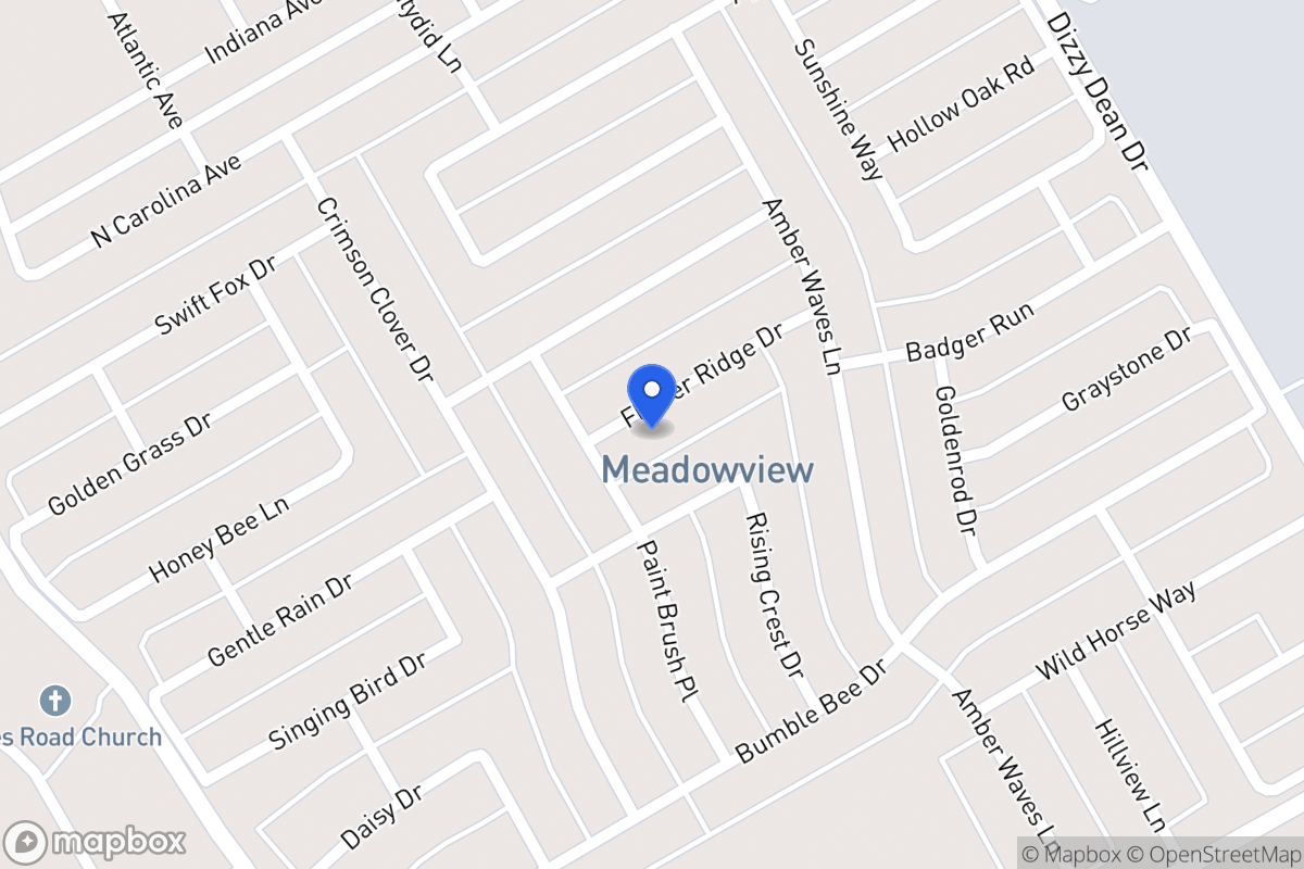 Map of 1244 Flower Ridge Dr