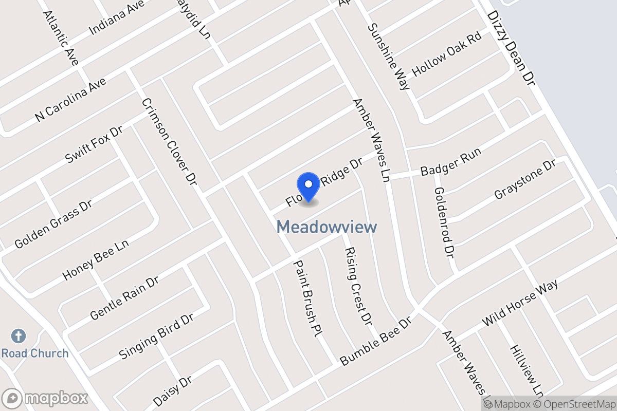 Map of 1240 Flower Ridge Dr