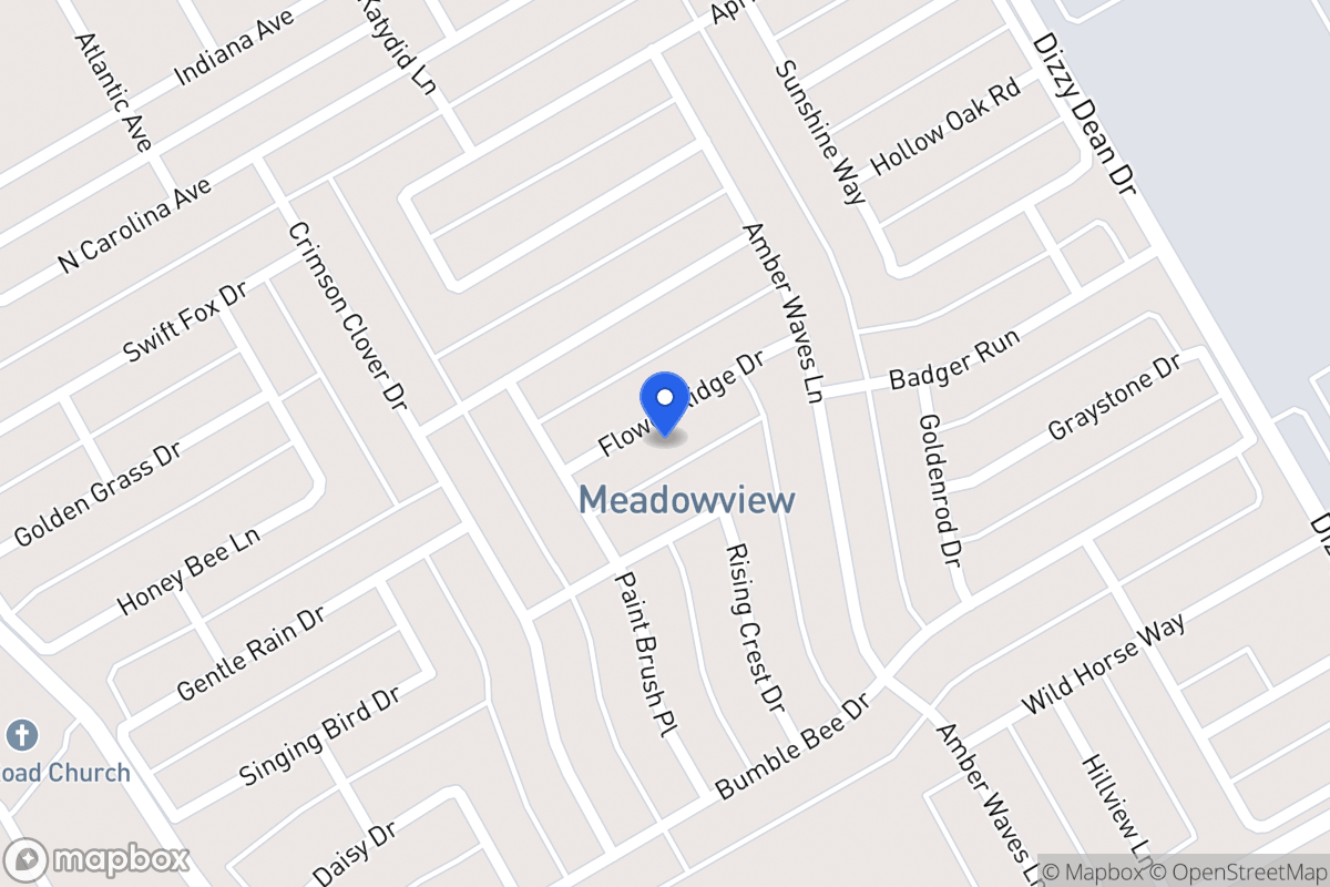Map of 1236 Flower Ridge Dr