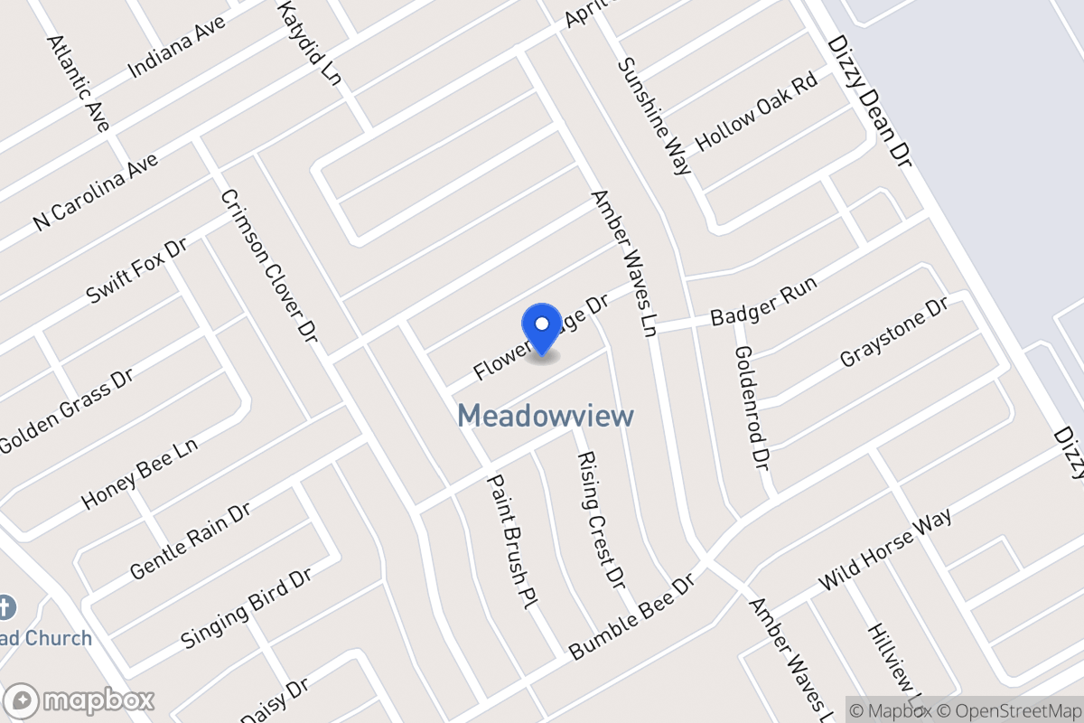 Map of 1232 Flower Ridge Dr
