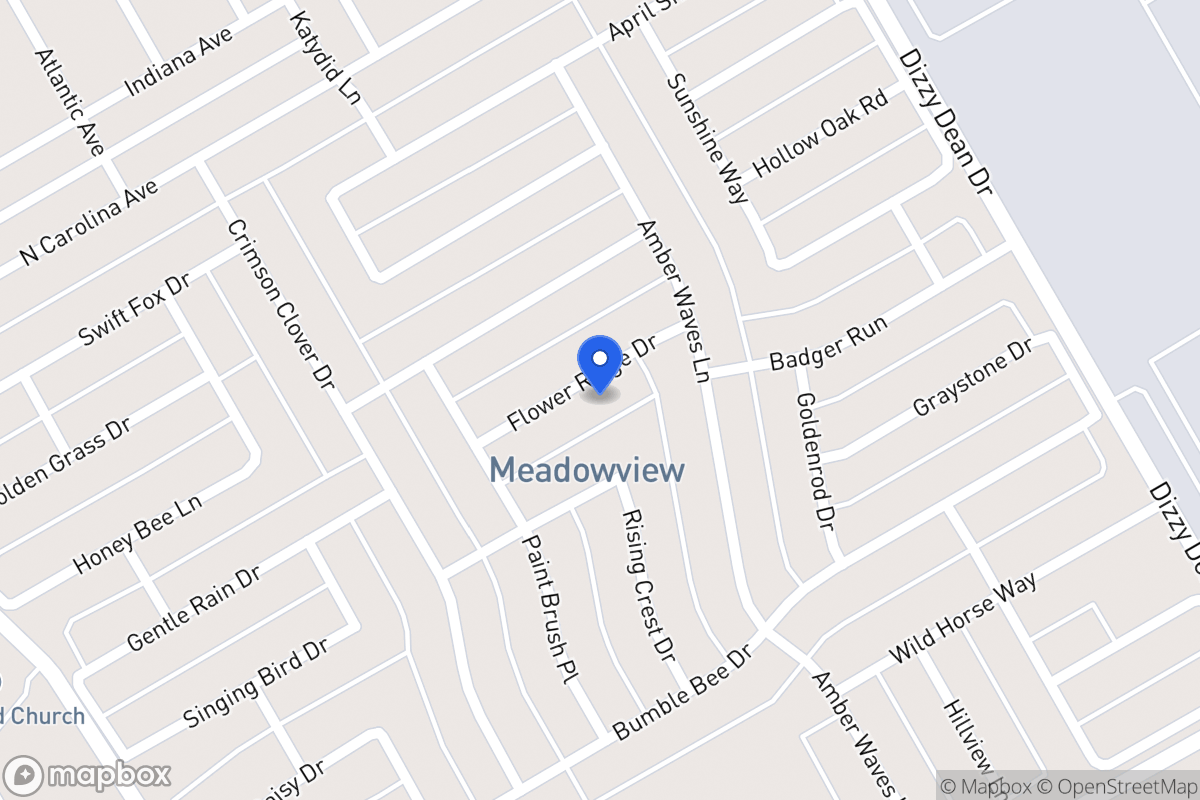 Map of 1228 Flower Ridge Dr