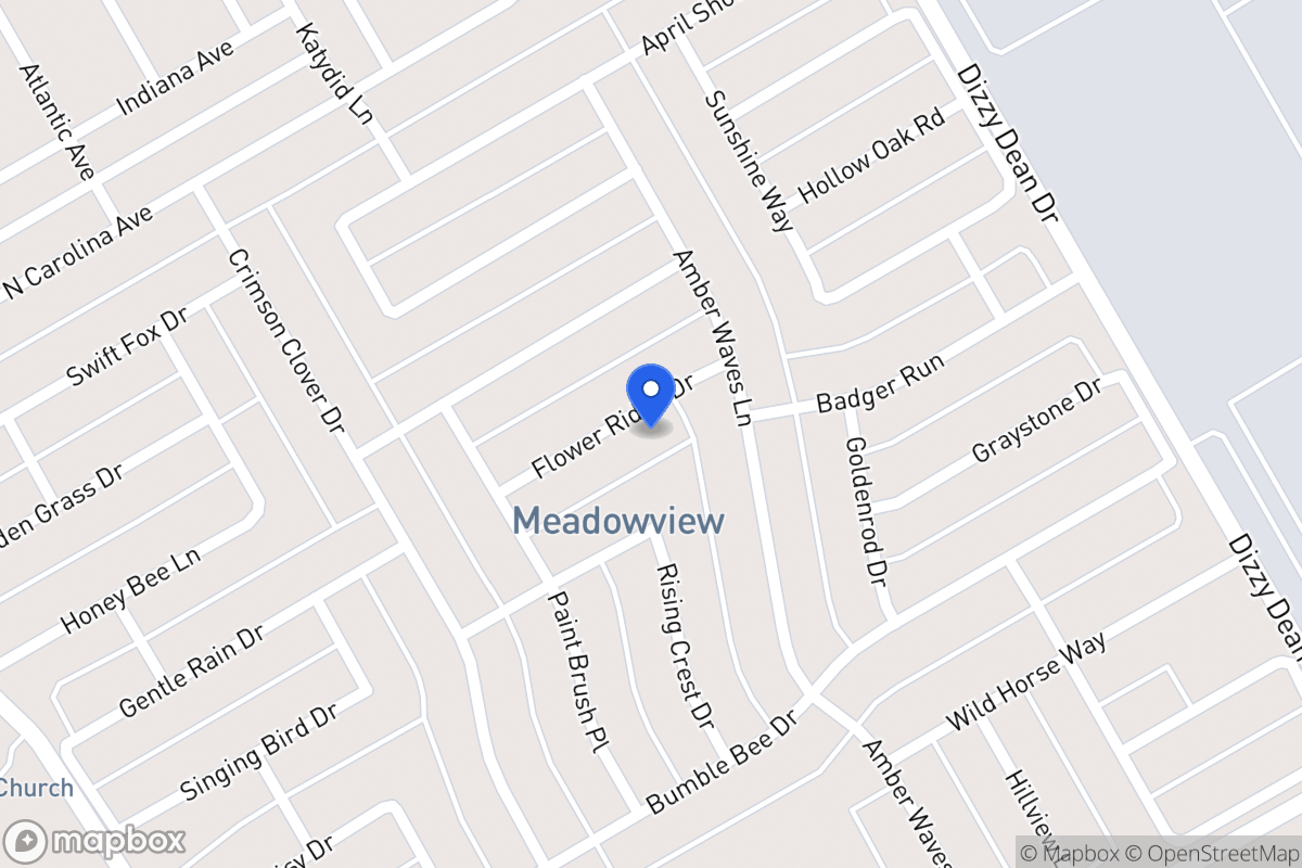 Map of 1224 Flower Ridge Dr