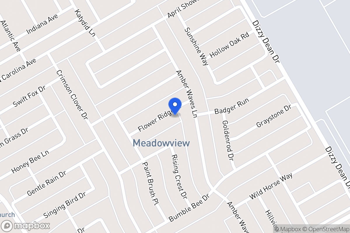 Map of 1220 Flower Ridge Dr
