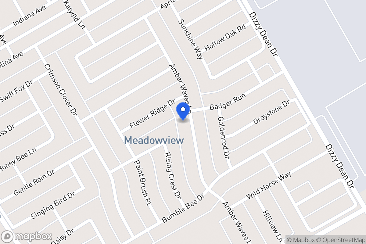 Map of 3025 Amber Waves Ln