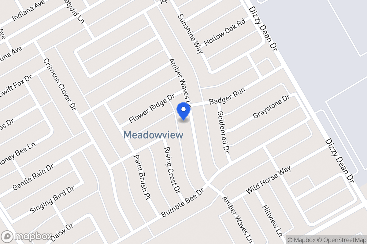 Map of 3021 Amber Waves Ln