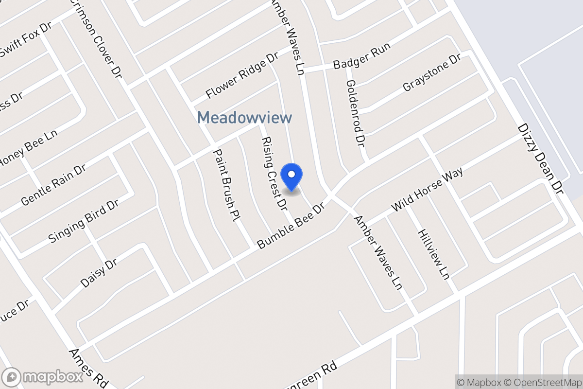 Map of 2912 Rising Crest Dr