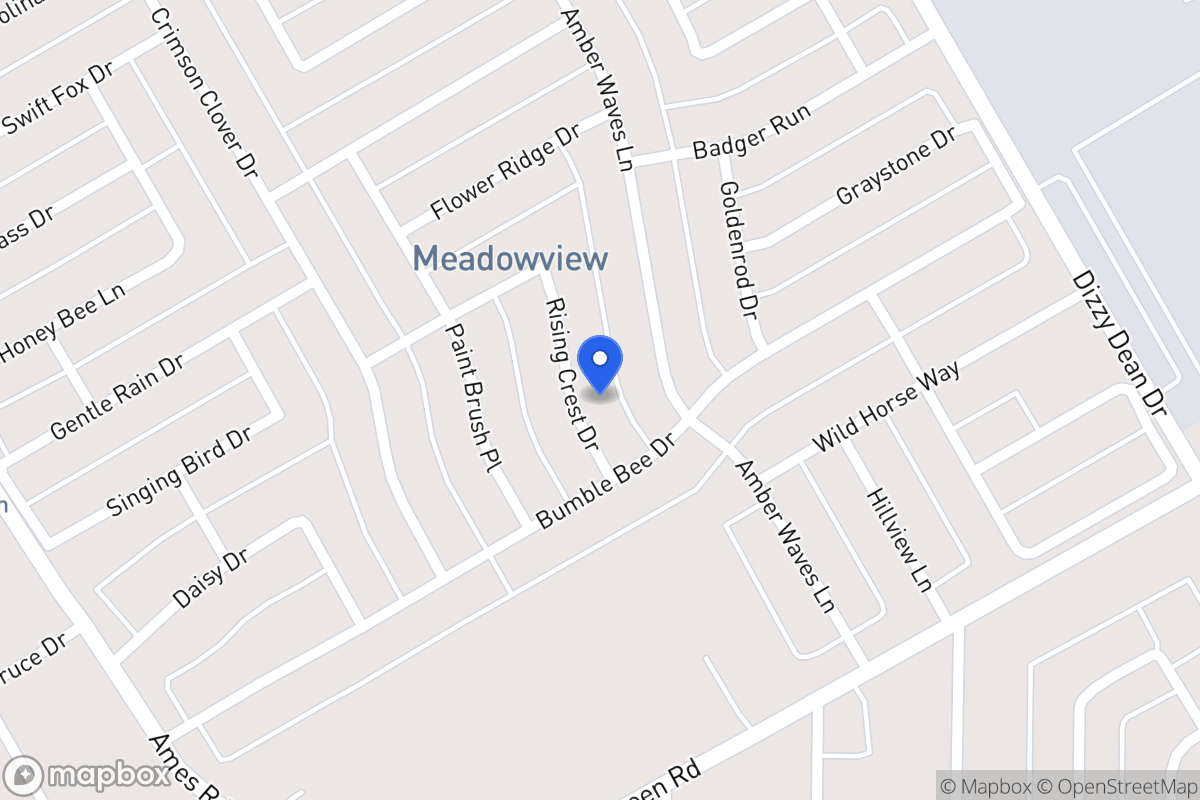 Map of 2916 Rising Crest Dr