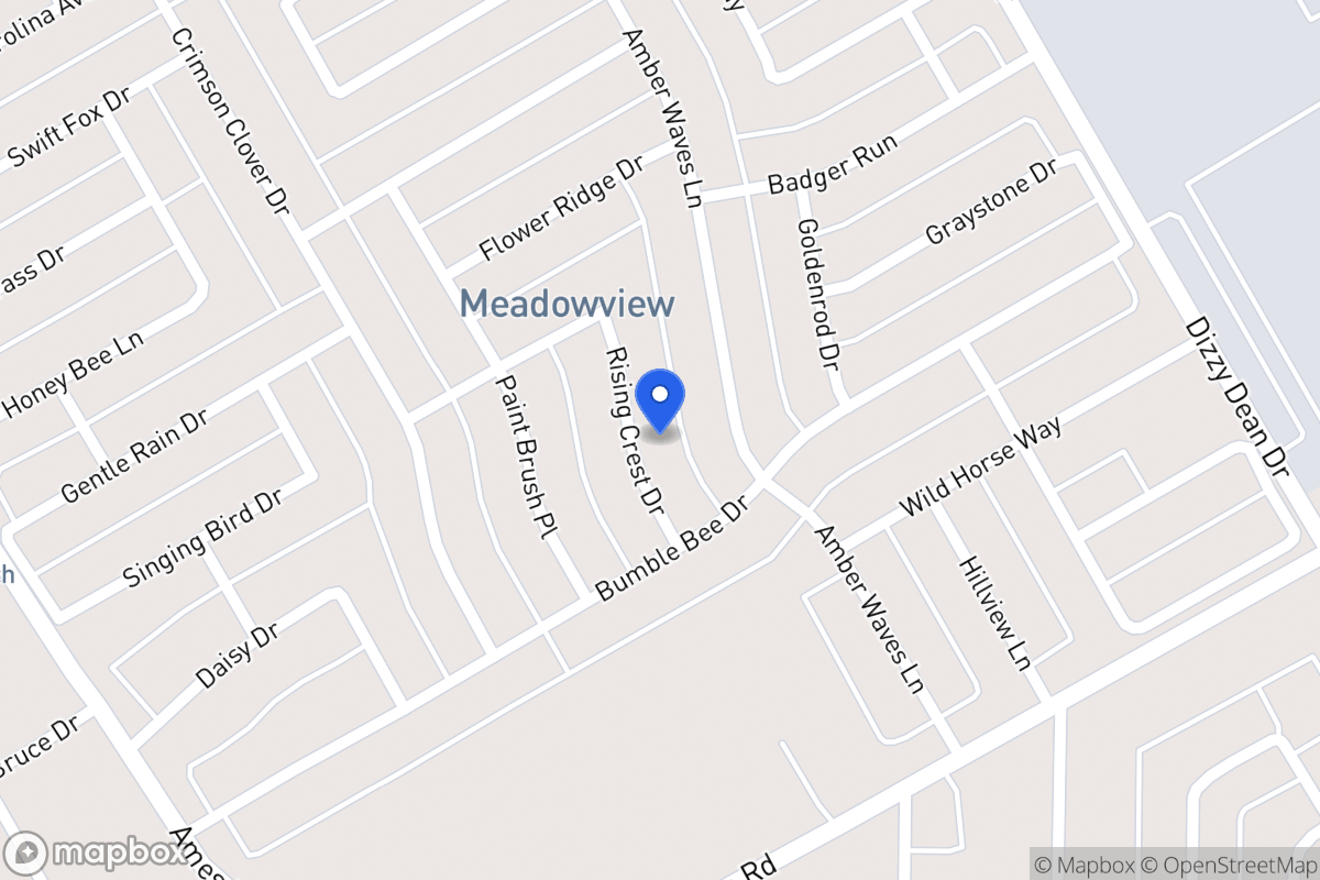 Map of 2920 Rising Crest Dr