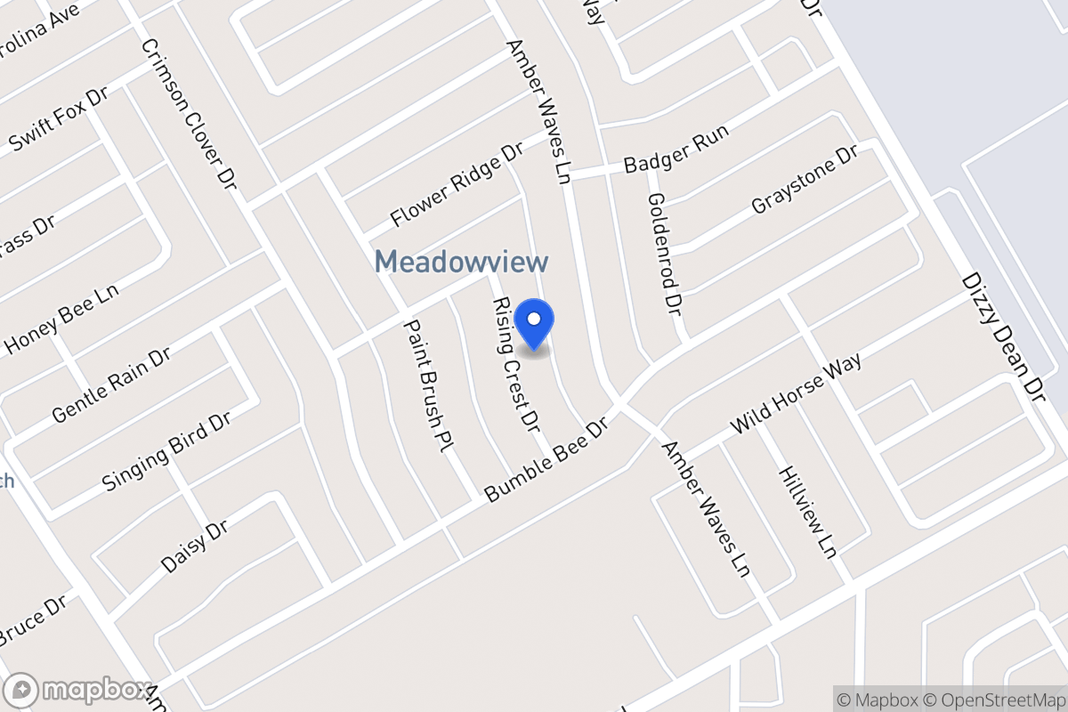 Map of 2924 Rising Crest Dr