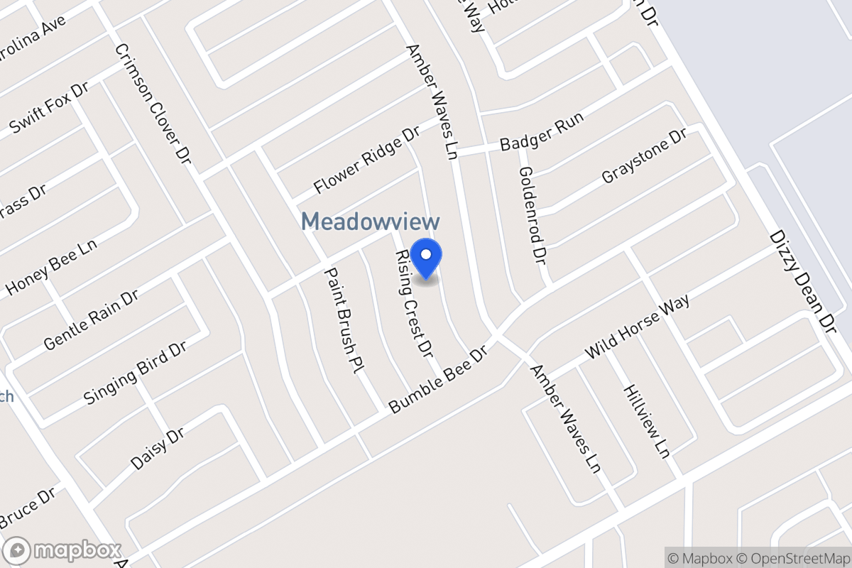 Map of 2928 Rising Crest Dr
