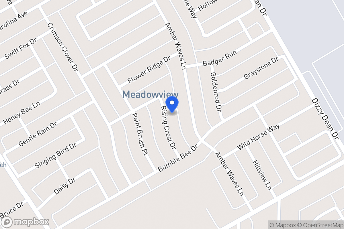 Map of 3004 Rising Crest Dr