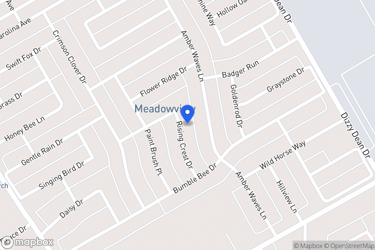 Map of 3008 Rising Crest Dr