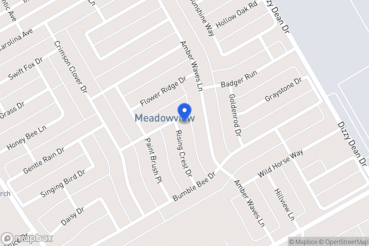 Map of 3016 Rising Crest Dr
