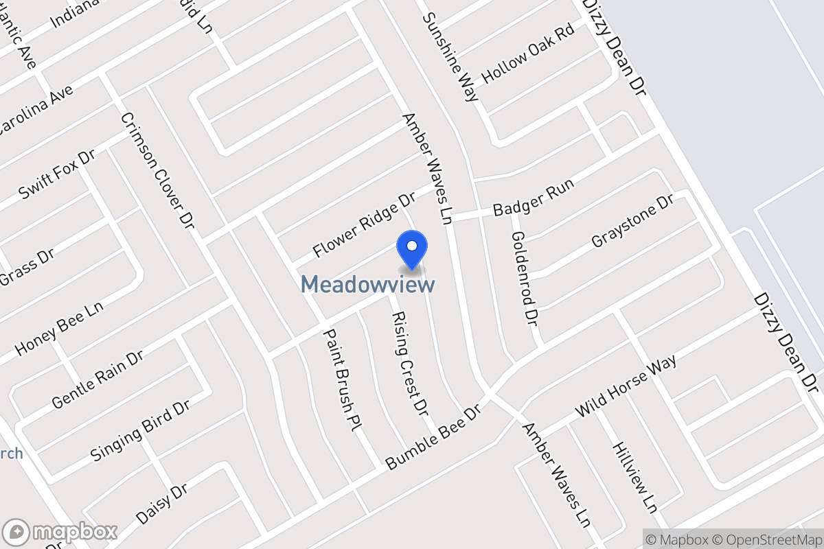 Map of 3020 Rising Crest Dr