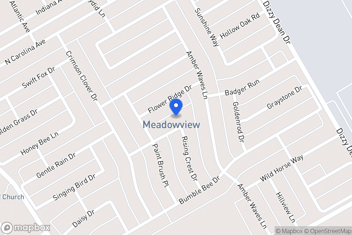 Map of 1233 Tall Grass Dr
