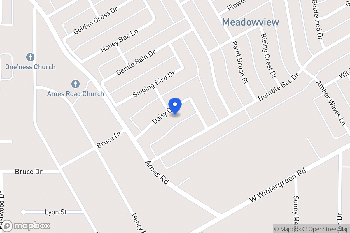 Map of 1416 Daisy Dr