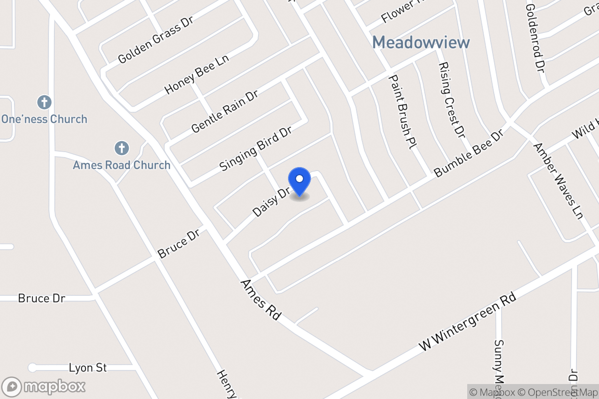 Map of 1412 Daisy Dr