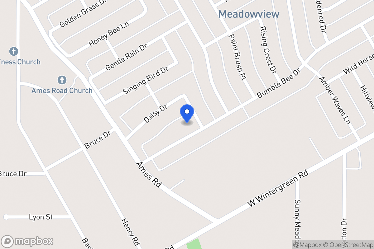 Map of 1409 Bumble Bee Dr