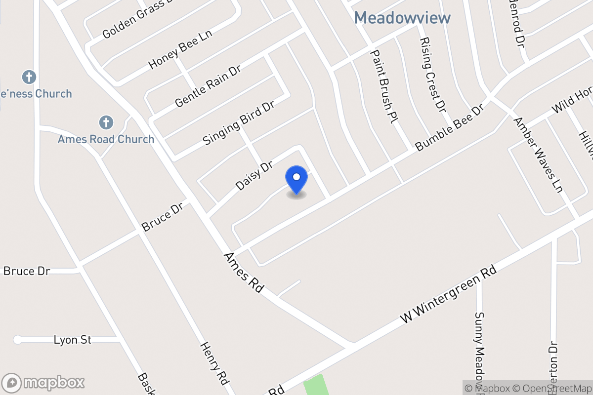 Map of 1413 Bumble Bee Dr
