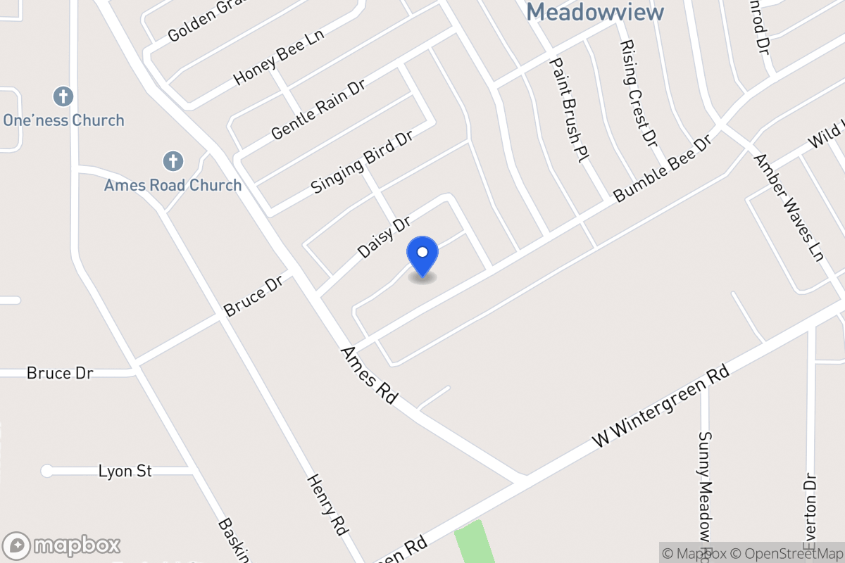 Map of 1421 Bumble Bee Dr