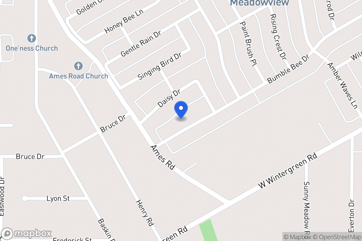 Map of 1425 Bumble Bee Dr