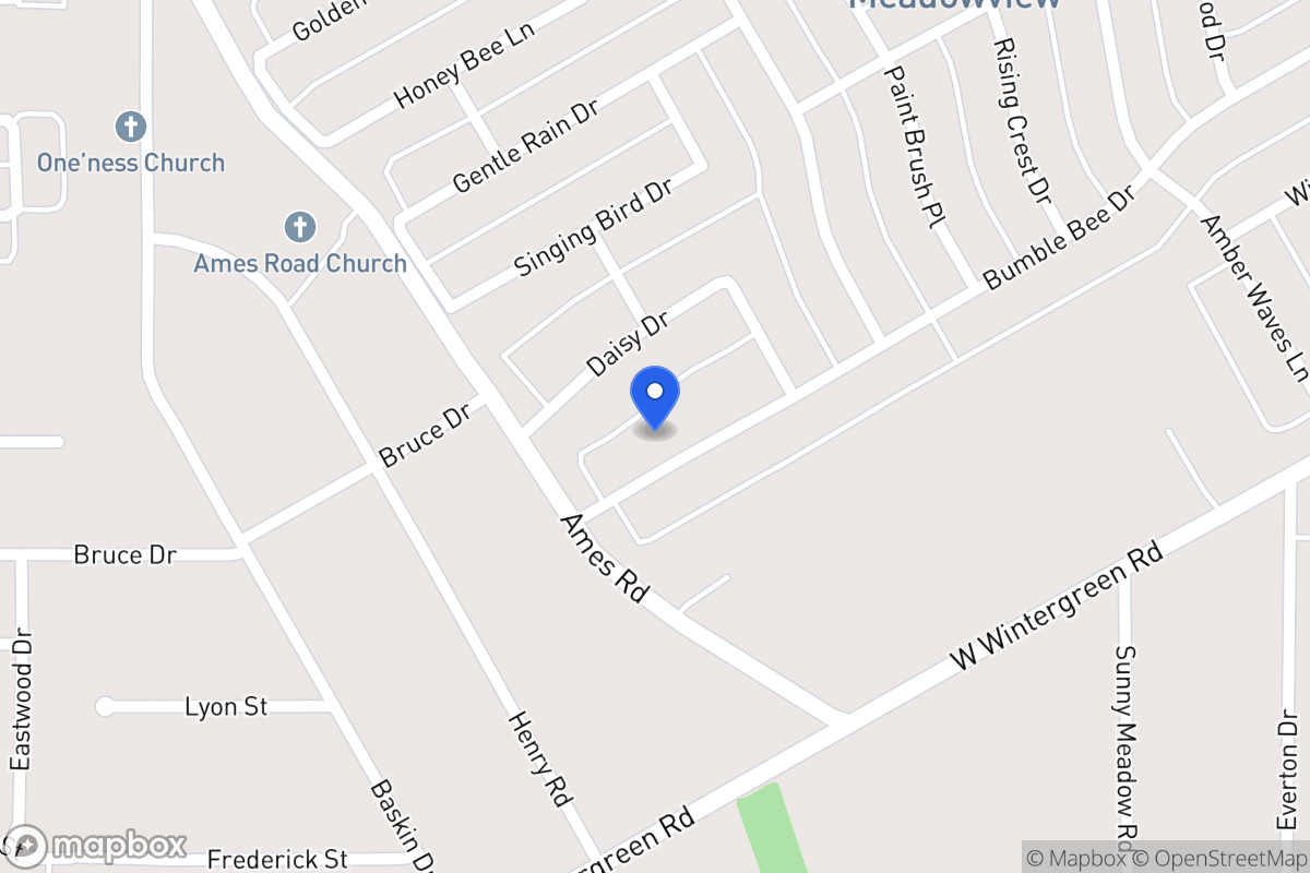 Map of 1429 Bumble Bee Dr
