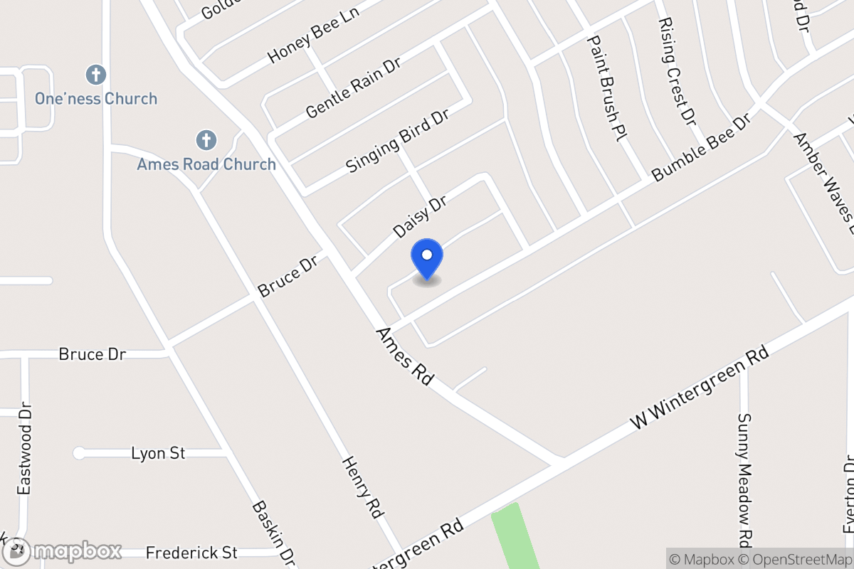 Map of 1433 Bumble Bee Dr