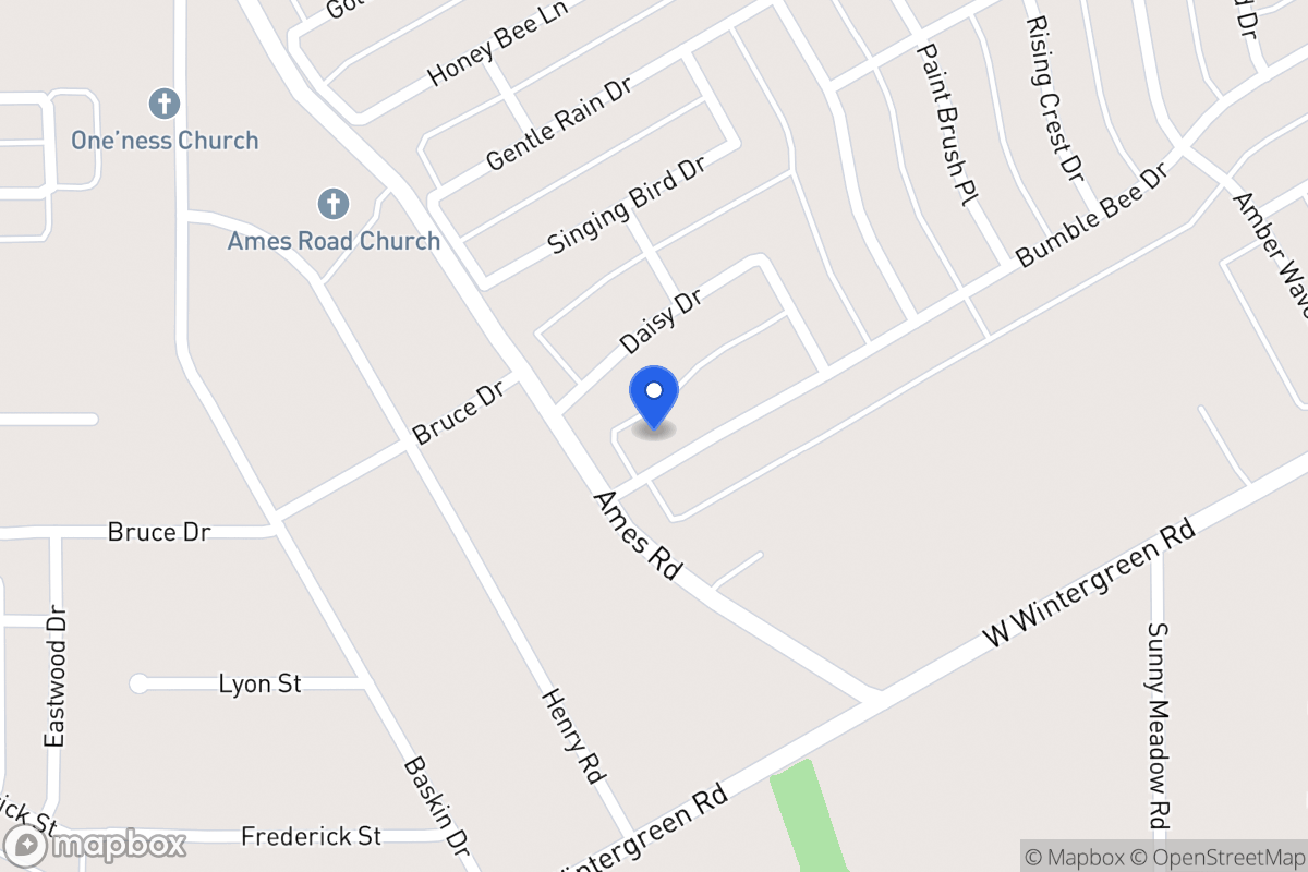 Map of 1437 Bumble Bee Dr