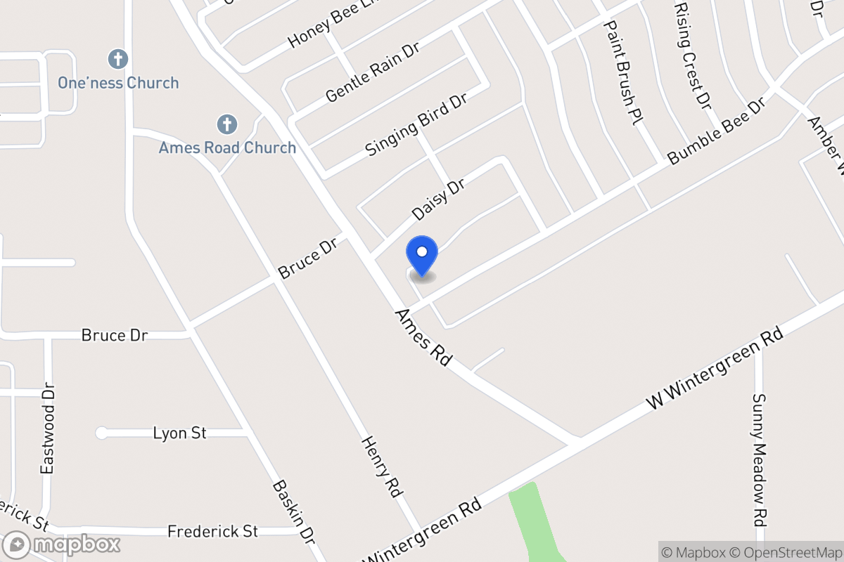 Map of 1441 Bumble Bee Dr