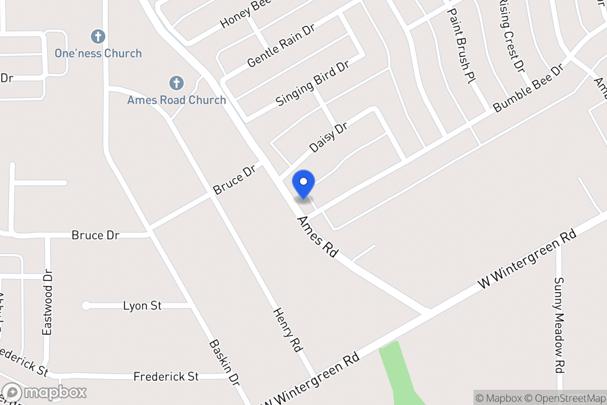 Map of 1445 Bumble Bee Dr