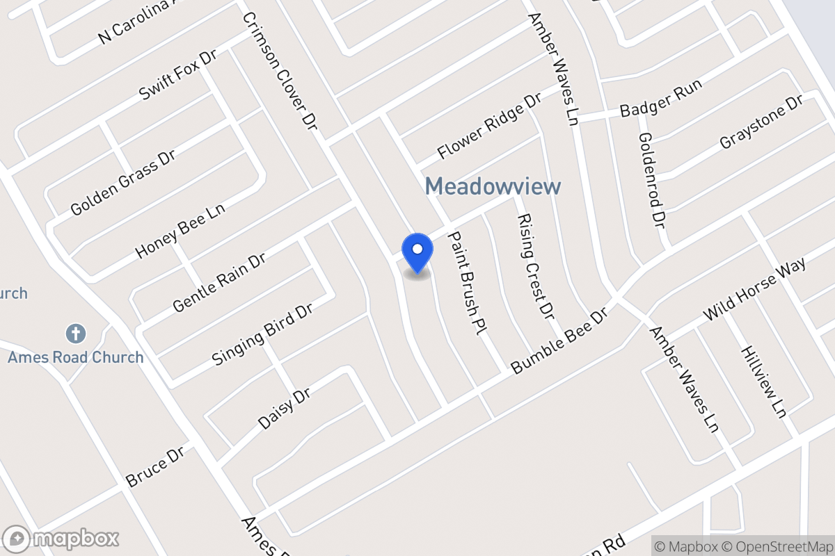 Map of 3008 Crimson Clover Dr